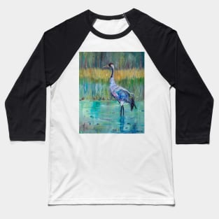 Crane in the forest Baseball T-Shirt
